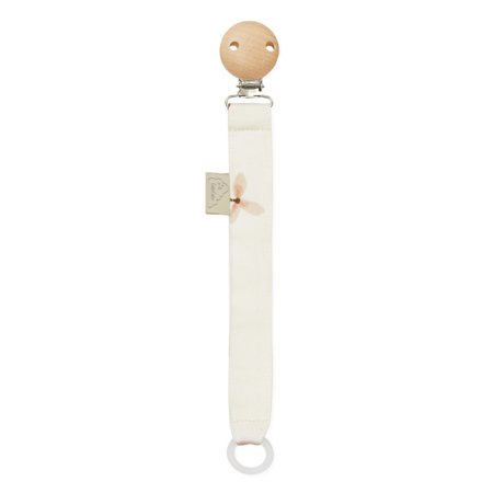 CamCam® Pacifier Clip Windflower Creme