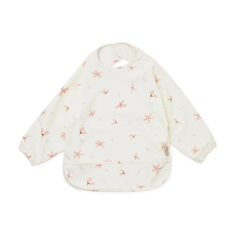 Picture of CamCam® Sleeved Bib Windflower Creme