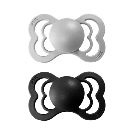 Picture of Bibs® Baby Pacifier Supreme Silicone Cloud & Black 1 (0-6m)