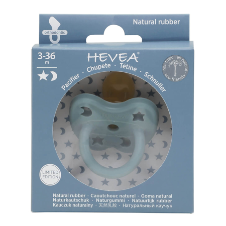 Picture of Hevea® Pacifier Orthodontic (3-36m) Winter Sky