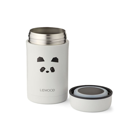 Liewood® Bernard Food Jar Panda Light Grey500 ml