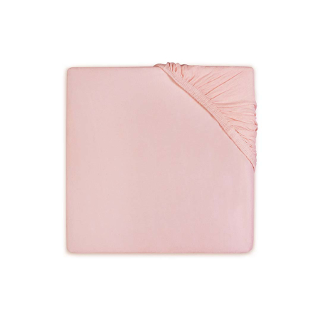 Picture of Jollein® Fitted Sheet Jersey Soft Pink 120x60