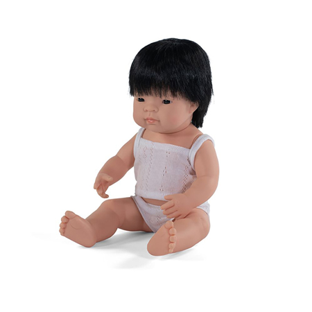 Picture of Miniland® Baby doll Asian Boy 38cm