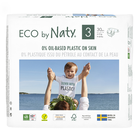 Picture of Eco by Naty® Baby Diapers Size 3 (4-9 kg) 30 pcs.