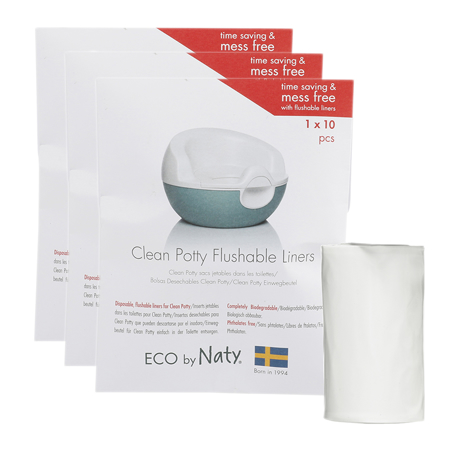 Picture of Eco by Naty® Clean Potty Flushable Bags 3x10 pcs.
