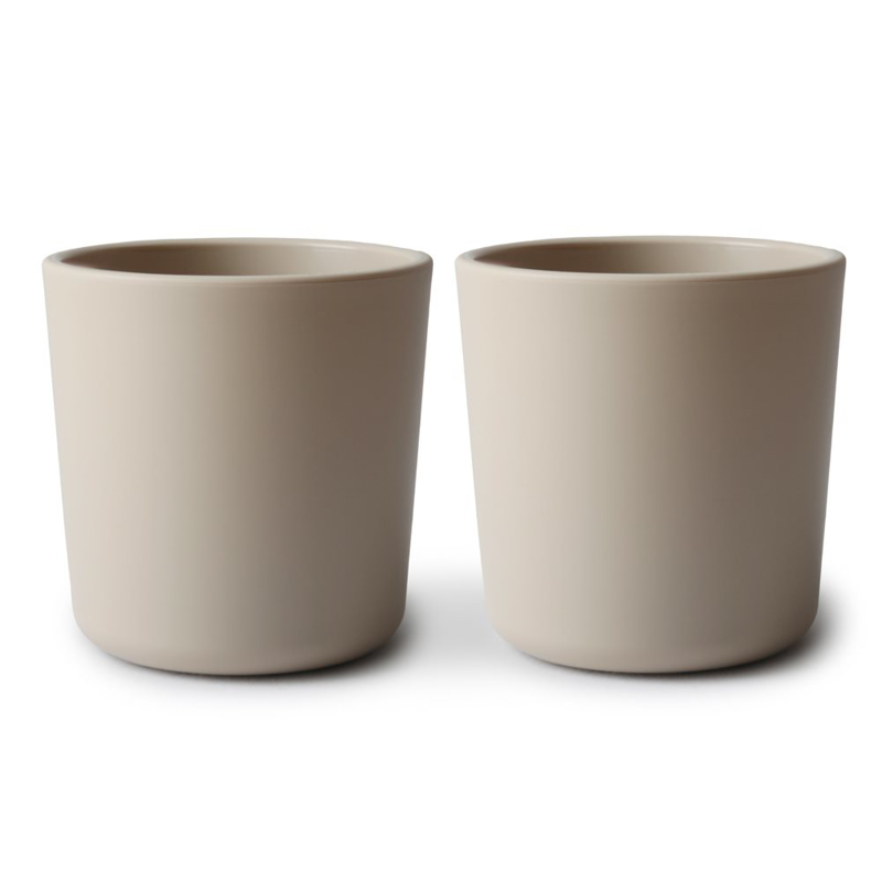 Picture of Mushie® Dinnerware Cup Set of 2 - Vanilla