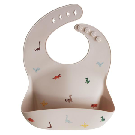Picture of Mushie® Silicone Bib Dinosaurs