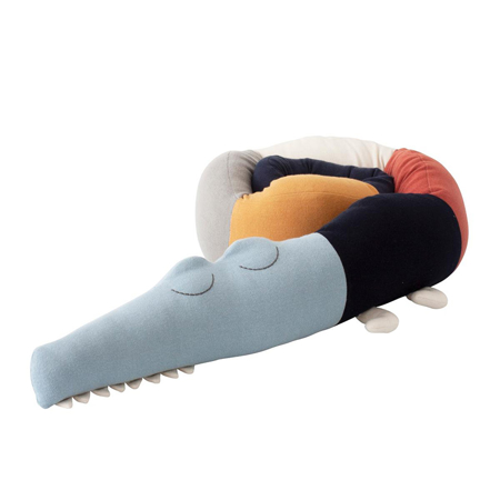 Picture of Sebra® Knitted cushion Sleepy Croc Seven Seas