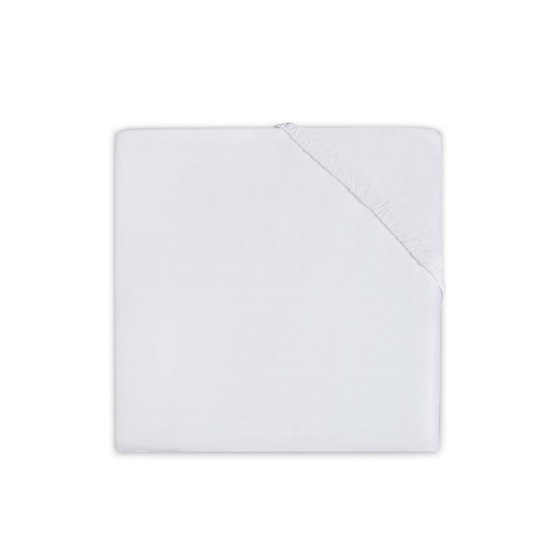 Picture of Jollein® Fitted Sheet Jersey White 120x60