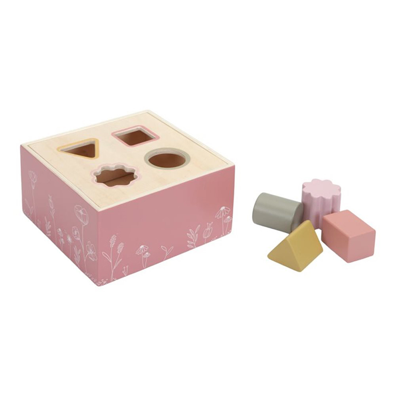 Picture of Little Dutch® Wooden Activity Cube Wild Flowers