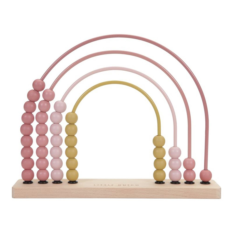 Picture of Little Dutch® Rainbow Abacus Pink