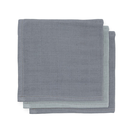 Picture of Jollein® Mouth cloth hydrophilic Storm Grey 3pack 31x31