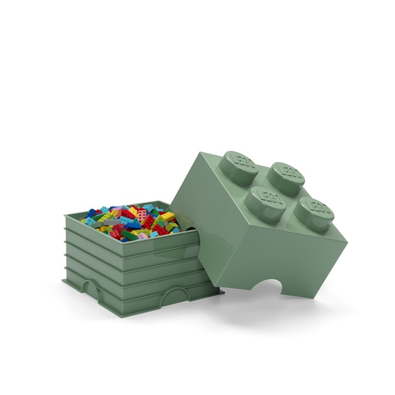 Lego® Storage Box 4 Sand Green