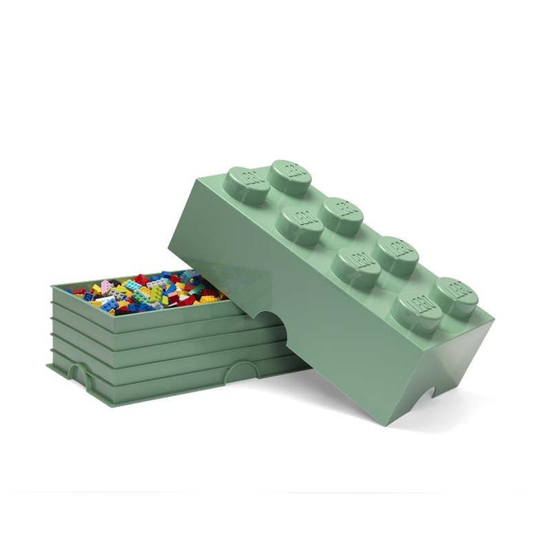 Lego® Storage Box Sand Green | Evitas