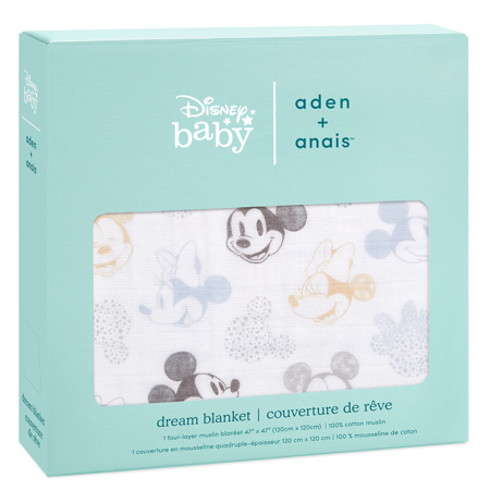Aden+Anais® Classic Dream Blanket Mickey + Minnie (120x120)