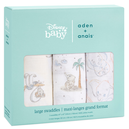 Aden+Anais® Silky Soft Swaddles 3-pack My Darling Dumbo 120x120