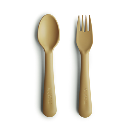 Picture of Mushie® Fork & Spoon Mustard