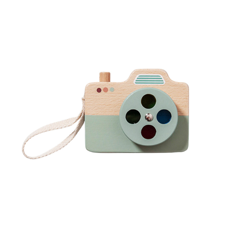 Picture of Petit Monkey® Wooden camera blue