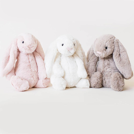 Picture of Jellycat® Soft Toy Bashful Silver Bunny Small 18cm