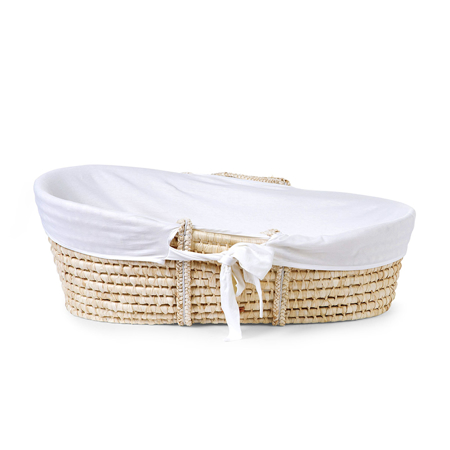 Picture of Childhome® Moses Basket with mattress and cover White