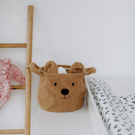 Picture of Childhome® Storage Basket - 25x20x20 Teddy Brown
