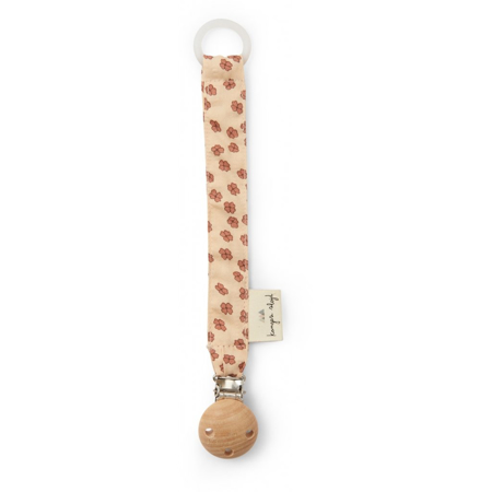 Picture of Konges Sløjd® Pacifier strap muslin Buttercup Rosa