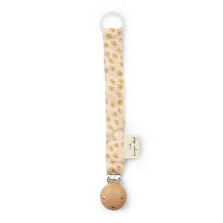 Picture of Konges Sløjd® Pacifier strap muslin Buttercup Yellow