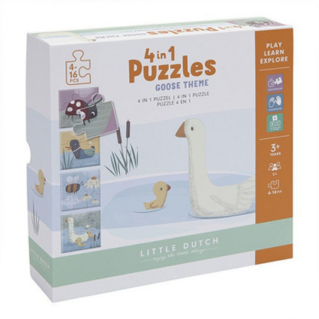 Picture of Little Dutch® Puzzle Little Goose 4in1
