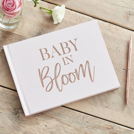 Picture of Ginger Ray® Foiled Guest Book Baby in Bloom