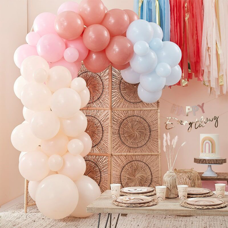 Picture of Ginger Ray® Balloon Arch Kit Muted Pastel Rainbow