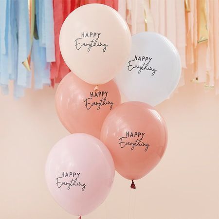 Picture of Ginger Ray® Muted Pastel Balloons Happy Everything