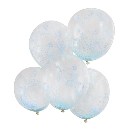 Ginger Ray® Confetti Balloons Pastel Pink