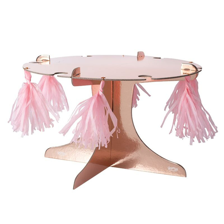 Ginger Ray® Cake stand  with drink holders Rose Gold  