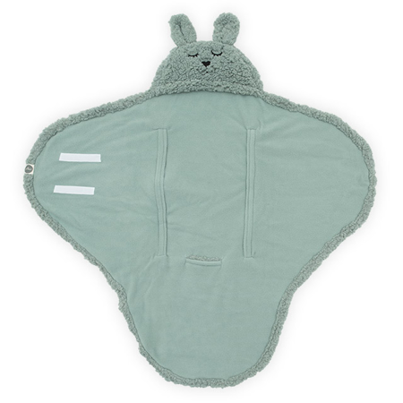 Jollein® Wrap blanket Bunny Ash Green 105x100