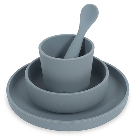 Picture of Jollein® Silicone dinner set Storm Grey