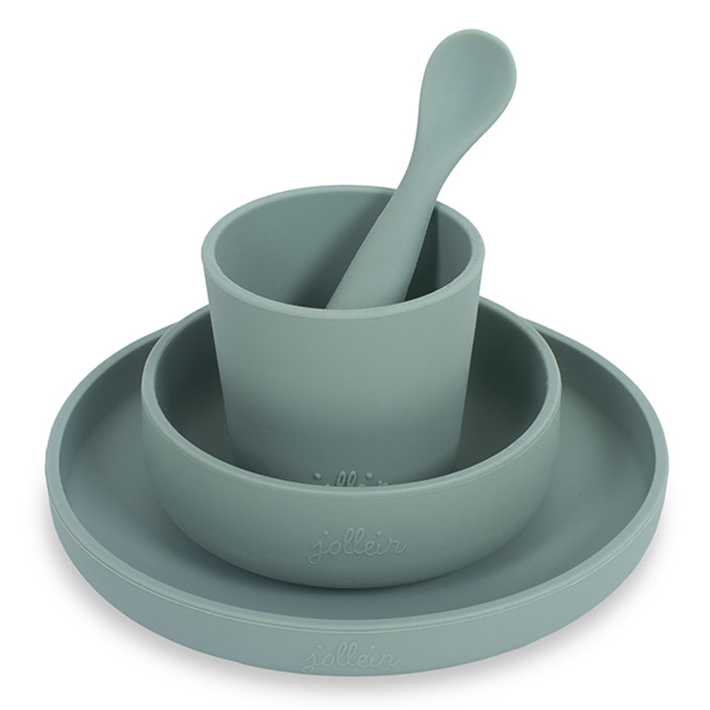 Picture of Jollein® Silicone dinner set Ash Green