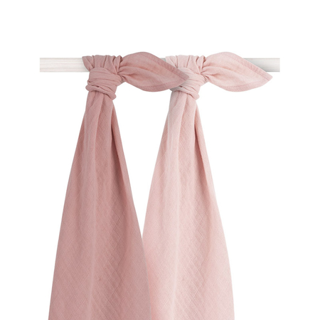 Picture of Jollein® Muslin Multi Cloth Bamboo Pale Pink 2pcs. 115x115