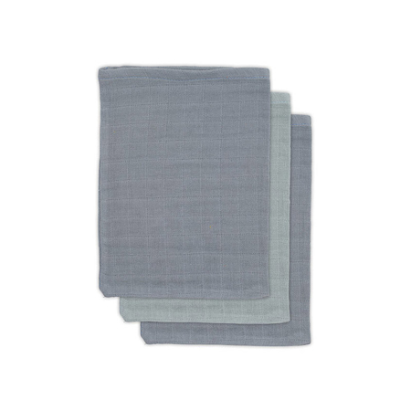 Jollein® Washcloths Muslin Bamboo Storm Grey (3pack)