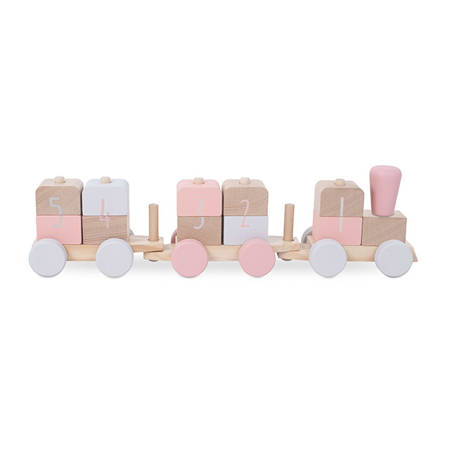 Picture of Jollein® Wooden Toy Train Pink
