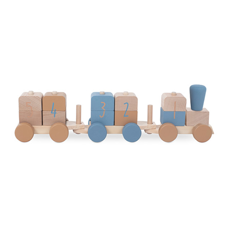 Picture of Jollein® Wooden Toy Train Blue