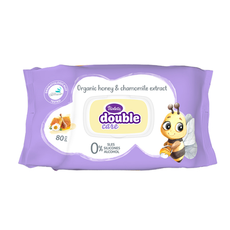 Picture of Violeta® Baby Wipes With Chamomile Extract 80/1 