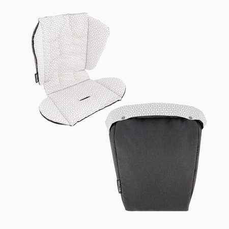 Picture of Twistshake® Tour Seat Liner + Foot Muff Black
