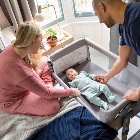 Picture of Joie® Gliding bedside crib Roomie™ Glide Foggy Grey