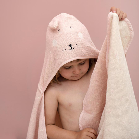 Trixie Baby® Hooded towel 75x75 - Mrs. Rabbit