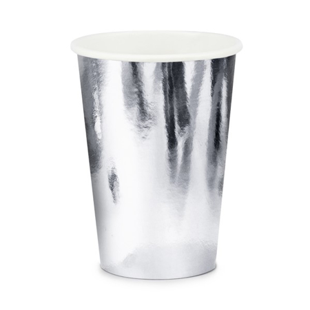 Picture of Party Deco® Cups silver 6 pc.
