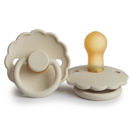 Picture of Frigg® Natural Rubber Pacifier Daisy Cream 2pcs.