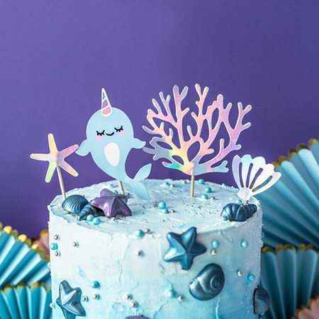Party Deco® Cake Topper Narwhal
