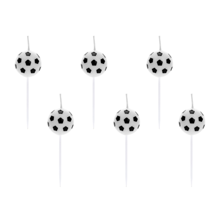 Picture of Party Deco® Birthday Candles Soccer Balls  6pc.