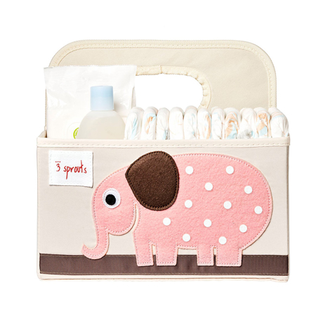 3Sprouts® Diaper Caddy Elephant