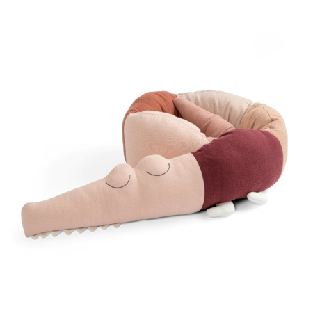 Picture of Sebra® Knitted cushion Sleepy Croc Dreamy Rose